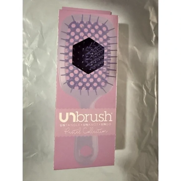 UNBRUSH Hair Brush Untangle Unknot Undo Pastel Collection Lilac NIB - Picture 5 of 5
